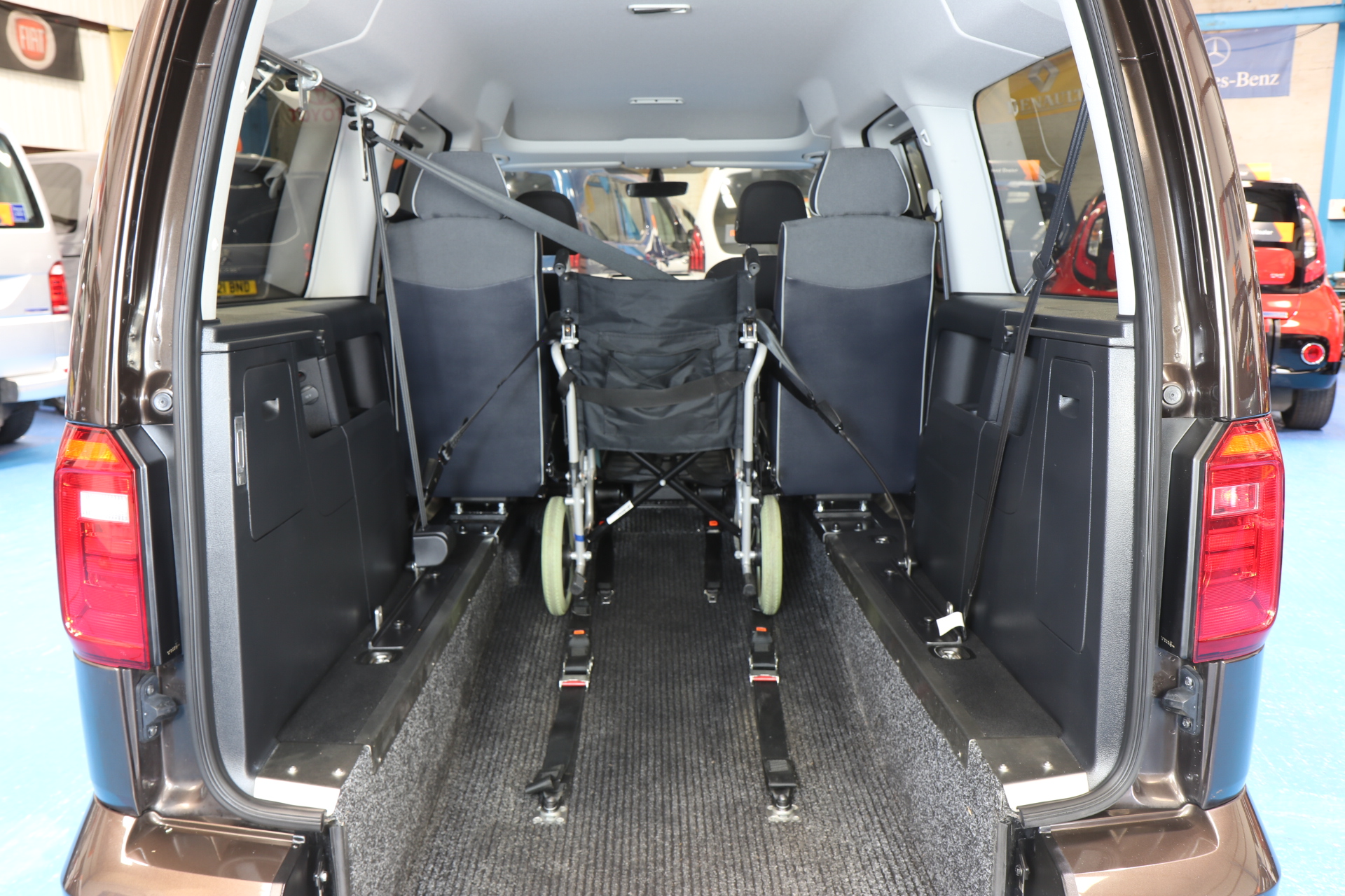 VW Caddy Maxi 4 seat Wheelchair Car